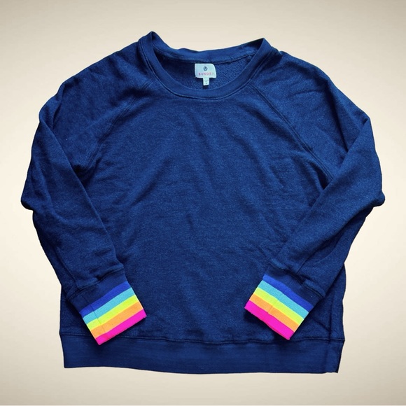 Sundry Tops - Sundry Neon Rainbow Cuff Raglan
Sweatshirt Size 3 Made in USA